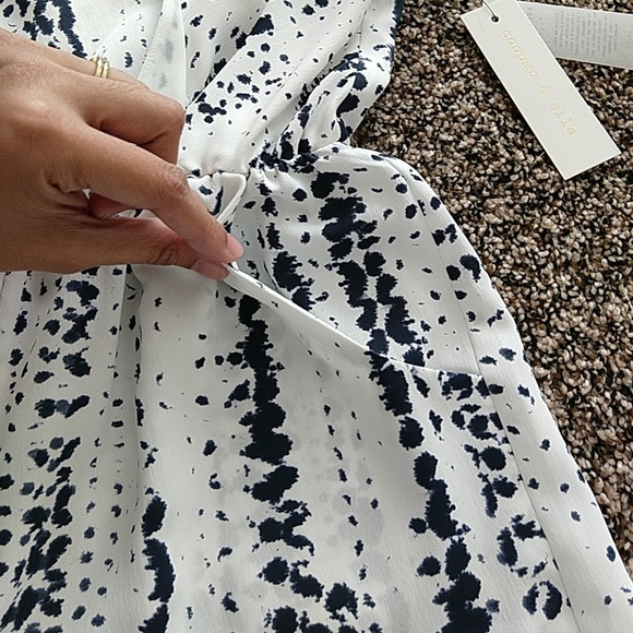 NWT Cooper and Ella Dotted Stripes Romper - Picture 5 of 8